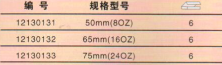 橡膠錘規格